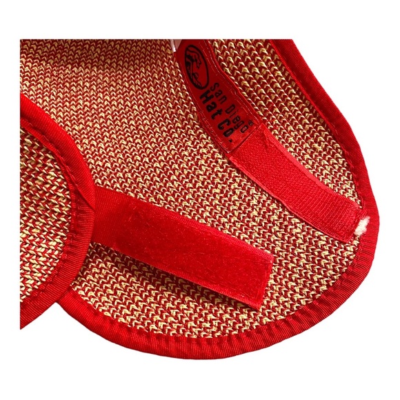 NWOT Best Sun Hat San Diego Hat Co. Roll Up Hat Visor - Picture 7 of 7